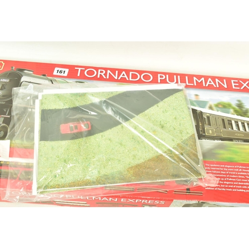 161 - A BOXED HORNBY RAILWAYS OO GAUGE TORNADO PULLMAN EXPRESS TRAIN SET, No.R1169, comprising A1 Trust lo... 