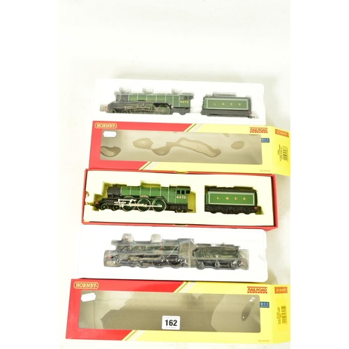 162 - TWO BOXED HORNBY RAILWAYS OO GAUGE CLASS A3 'FLYING SCOTSMAN' LOCOMOTIVES, both No.4472, L.N.E.R. li... 