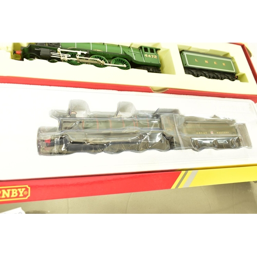 162 - TWO BOXED HORNBY RAILWAYS OO GAUGE CLASS A3 'FLYING SCOTSMAN' LOCOMOTIVES, both No.4472, L.N.E.R. li... 