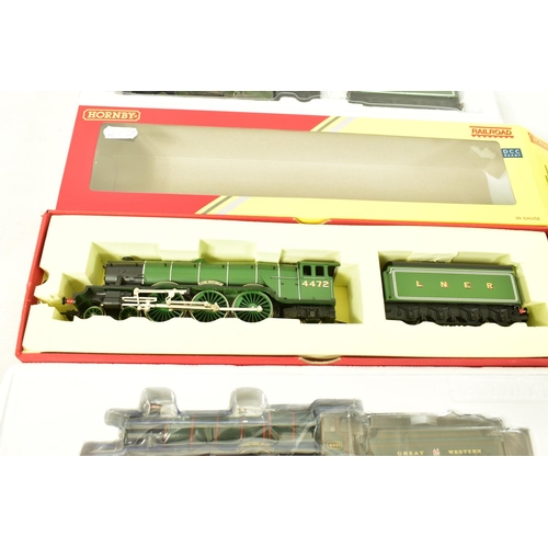 162 - TWO BOXED HORNBY RAILWAYS OO GAUGE CLASS A3 'FLYING SCOTSMAN' LOCOMOTIVES, both No.4472, L.N.E.R. li... 