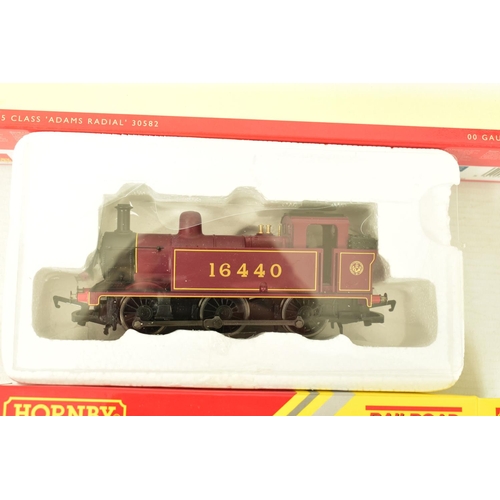 163 - THREE BOXED HORNBY RAILWAYS OO GAUGE LOCOMOTIVES, 'Adams Radial' class 415 No.30582, B.R. black live... 