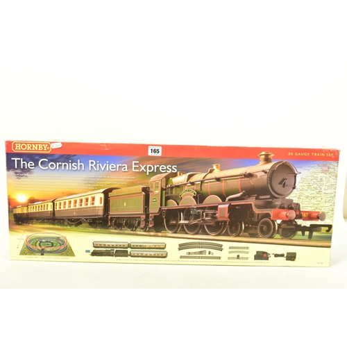 165 - A BOXED HORNBY RAILWAYS OO GAUGE THE CORNISH RIVIERA EXPRESS SPECIAL EDITION TRAIN SET, No.R1102, co... 