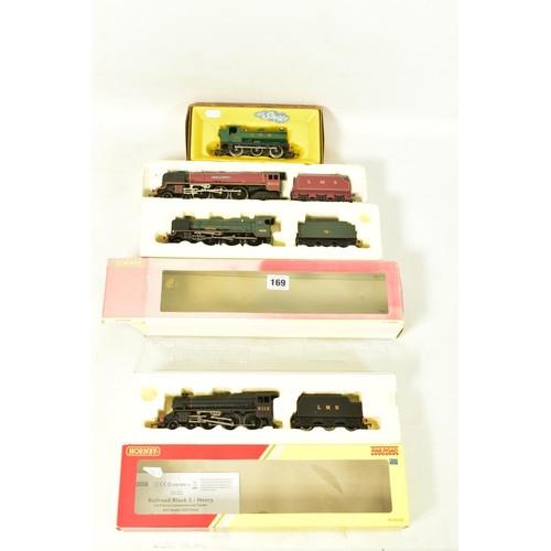 169 - FOUR BOXED OR PART BOXED HORNBY RAILWAYS OO GAUGE LOCOMOTIVES, Duchess class 'Duchess of Sutherland'... 