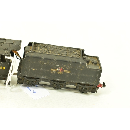 178 - AN UNBOXED HORNBY DUBLO CLASS 8F LOCOMOTIVE AND TENDER, No.48158, B.R. black livery (LT25/3225), wit... 