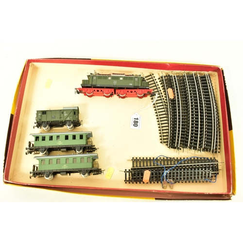 180 - A PIKO HO GAUGE CLASS 244 ELECTRIC LOCOMOTIVE, No.244 068-3, D.R. green and red livery (BR244), mino... 