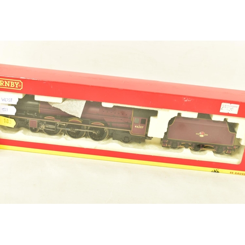 183 - FOUR BOXED HORNBY RAILWAYS OO GAUGE L.M.S. LOCOMOTIVES, Royal Scot class 'The Green Howards' No.6133... 