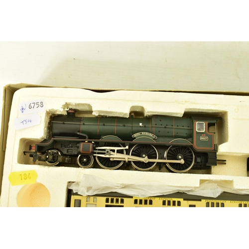 184 - A PART BOXED HORNBY RAILWAYS OO GAUGE TORBAY EXPRESS TRAIN PACK, comprising King class locomotive 'K... 