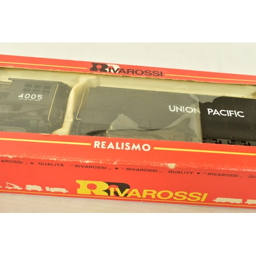 193 - A BOXED RIVAROSSI HO GAUGE 4-8-8-4 'BIG BOY' LOCOMOTIVE, No.4005, Union Pacific black livery, has so... 