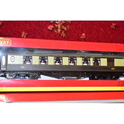 206 - A QUANTITY OF BOXED HORNBY RAILWAYS OO GAUGE ROLLING STOCK AND LINESIDE ACCESSORIES,  to include Rai... 