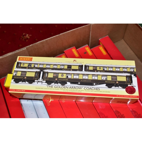 222 - A QUANTITY OF BOXED AND UNBOXED OO GAUGE ROLLING STOCK AND TRACK ETC., to include Hornby Great Briti... 