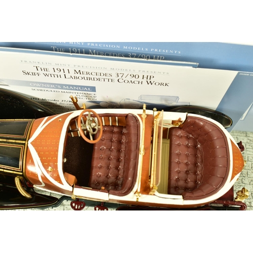 239 - THREE UNBOXED FRANKLIN MINT DIECAST MODELS, 1/24 scale, 1907 Rolls-Royce Silver Ghost, with swing ta... 