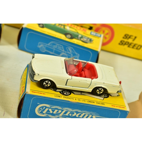 242 - A BOXED LESNEY MATCHBOX 1-75 SERIES LAMBORGHINI MIURA P400, No.33, Superfast version with yellow bod... 