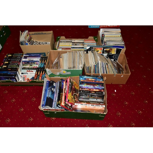 438 - A COLLECTION OF ASSORTED DOCTOR WHO BOOKS, MAGAZINES AND EPHEMERA, books include paperback and hardb... 