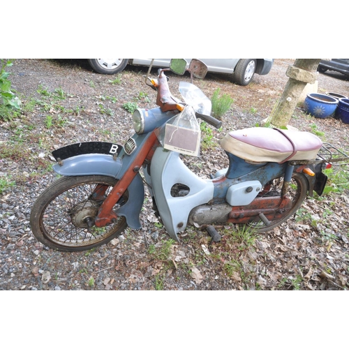 1201 - A BARNFIND 1964 HONDA 50 C100 MOPED first registered on 13/5/1964 under Registration number ANX 345B... 