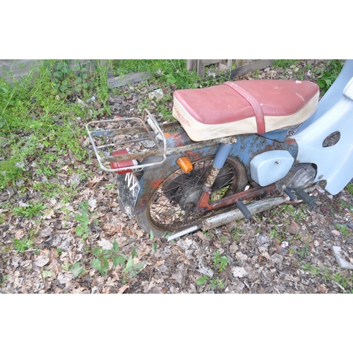 1201 - A BARNFIND 1964 HONDA 50 C100 MOPED first registered on 13/5/1964 under Registration number ANX 345B... 