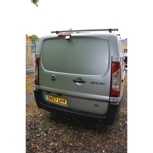 1203 - A 2007 FIAT SCUDO 120 SHORT WHEEL BASE PANEL VAN with 1997cc Deisel engine, 6 speed manual gearbox, ... 