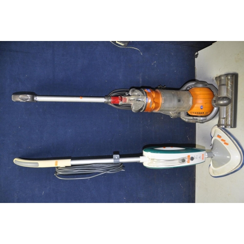 1258 - A DYSON DC24 VACUUM CLEANER and a Vax S7-A+ steam mop (both PAT pass and working) (2)