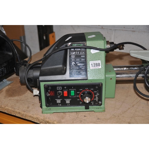 1288 - A REXON WL-618A MINIATURE WOOD LATHE (PAT pass and working)