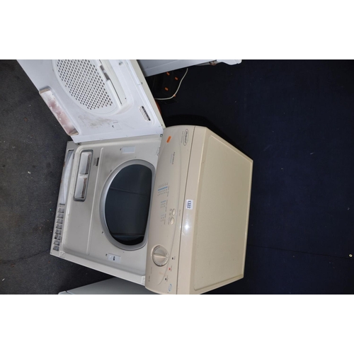 1322 - A HOTPOINT TDC30N CONDENSER DRYER width 60cm, depth 58cm and height 85cm (PAT pass and working )