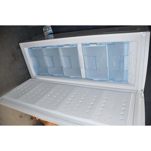 1343 - A BEKO FXF465W LARDER FREEZER width 55cm, depth 60cm and height 144cm (PAT pass and working at -22 d... 