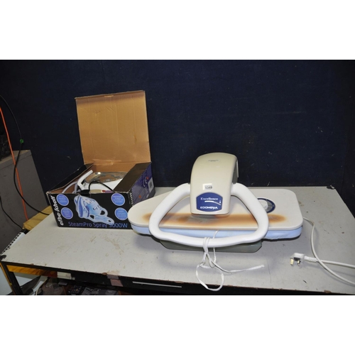 1349 - A DOMENA EXCELLENCE IRONING STATION and a Efbe Schott Steam Pro Ironing Station (2) (both PAT pass a... 