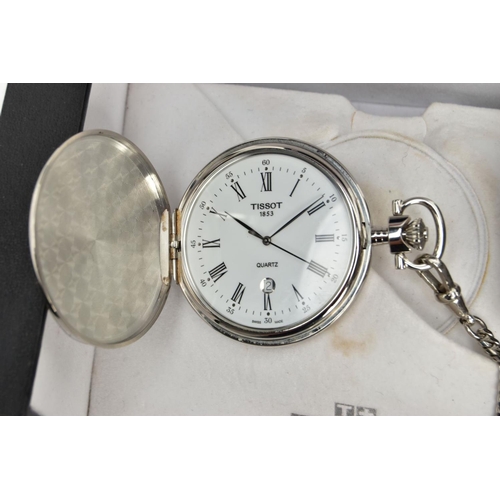 57 - A GENTS WRISTWATCH AND TWO POCKET WATCHES, to include a gents 'Seiko' wristwatch with a round gold d... 