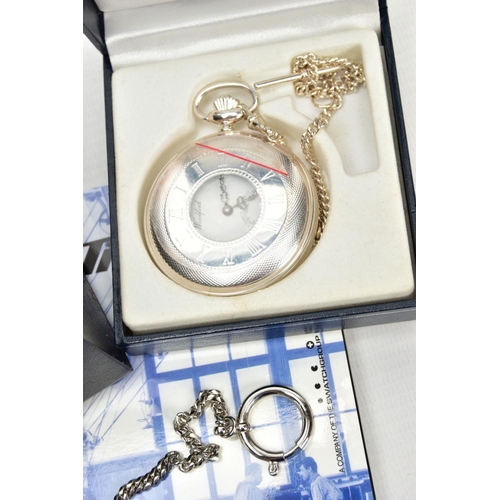 57 - A GENTS WRISTWATCH AND TWO POCKET WATCHES, to include a gents 'Seiko' wristwatch with a round gold d... 