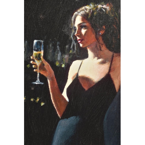 407 - FABIAN PEREZ (ARGENTINA 1967) 'TIFFANY WITH CHAMPAGNE', a signed limited edition print of a female f... 