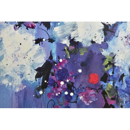 408 - DANIELLE OCONNOR AKIYAMA (CANADA 1957) 'PURE HEART',  a signed limited edition print of wild flowers... 