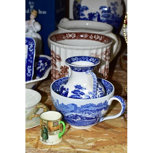 437 - A GROUP OF CERAMICS, to include a boxed Royal Doulton Denise HN2477 figurine, a Royal Crown Derby Im... 