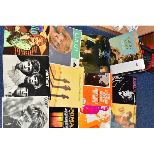 586 - TWELVE COLLECTABLE LPs FROM THE 1950s AND 60s from artists such as Lulu, The Walker Brothers, Scott ... 