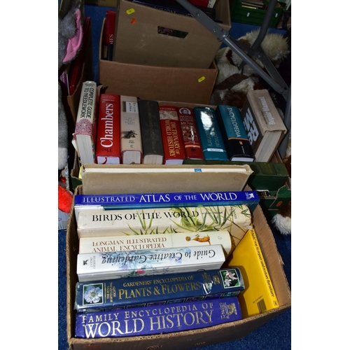 589 - FOUR BOXES OF BOOKS, thirty six titles to include reference, gardening, nature, DIY and Great Britai... 