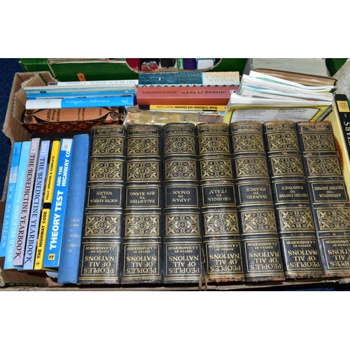 630 - BOOKS, a collection of two hundred titles in six boxes, subjects include religion, psychology, philo... 