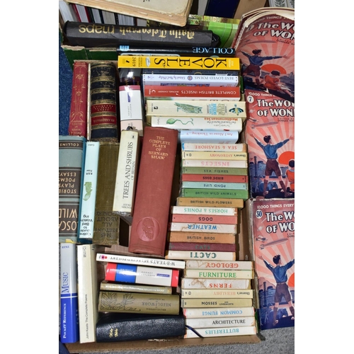 641 - BOOKS & MAGAZINES, a collection of approximately eighty-five titles in three boxes, subjects include... 