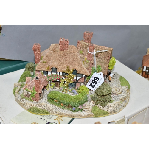 662 - FORTY TWO BOXED LILLIPUT LANE SCUPLTURES FROM THE SOUTH EAST AND SOUTH WEST COLLECTIONS, all with de... 