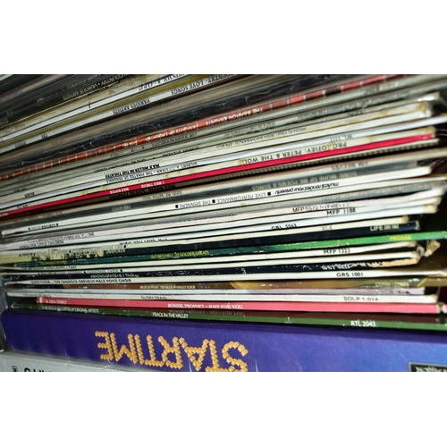 663 - SIX BOXES OF RECORDS, approximately three to four hundred vinyl LPs, to include classical, gospel, c... 