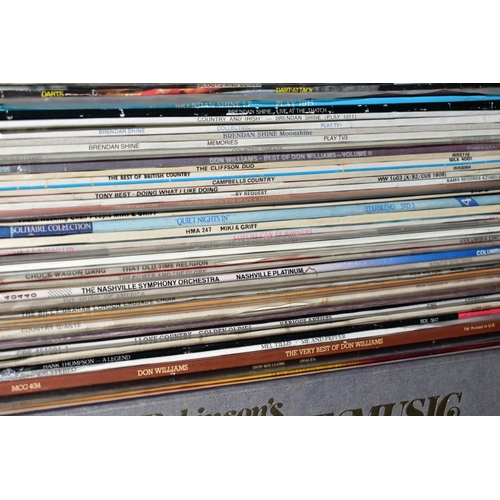 663 - SIX BOXES OF RECORDS, approximately three to four hundred vinyl LPs, to include classical, gospel, c... 