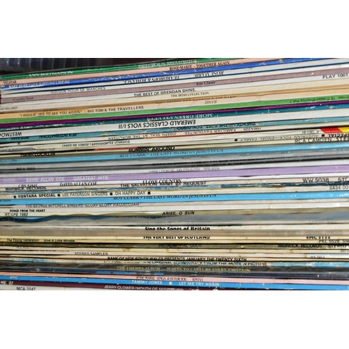 663 - SIX BOXES OF RECORDS, approximately three to four hundred vinyl LPs, to include classical, gospel, c... 