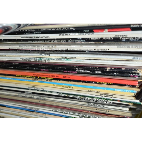 663 - SIX BOXES OF RECORDS, approximately three to four hundred vinyl LPs, to include classical, gospel, c... 