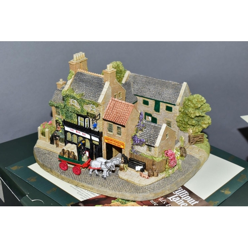 670 - THREE BOXED LIMITED EDITION LILLIPUT LANE SCULPTURES, all with certificates, comprising Appleby Fair... 