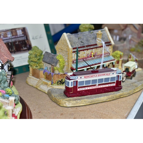 713 - TWO BOXED LIMITED EDITION LILLIPUT LANE SCULPTURES, comprising It's all at the Co-op - Beamish no 50... 