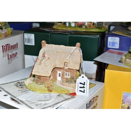 717 - TEN BOXED LILLIPUT LANE SCULPTURES FROM THE COLLECTORS CLUB AND ANNIVERSARY COLLECTIONS, all with de... 