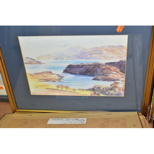 817 - PAINTINGS AND PRINTS ETC, to include C.D Taylor oil on board depicting boats at their moorings at lo... 