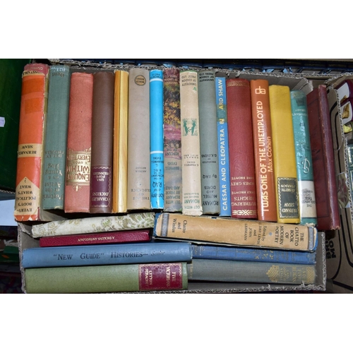 822 - BOOKS, eight boxes containing approximately 170 titles in hardback format to include 'classic' by Ch... 