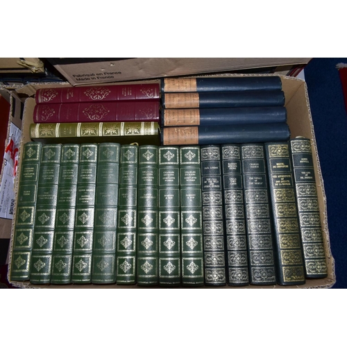 822 - BOOKS, eight boxes containing approximately 170 titles in hardback format to include 'classic' by Ch... 