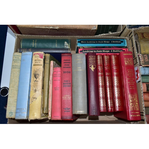 822 - BOOKS, eight boxes containing approximately 170 titles in hardback format to include 'classic' by Ch... 