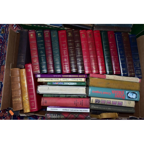 826 - BOOKS, seven boxes containing approximately 170 miscellaneous titles, mainly in harback format inclu... 