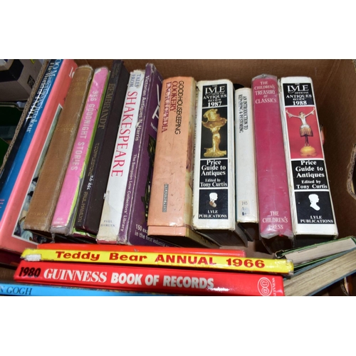 827 - BOOKS, eight boxes containing approximately 210 miscellaneous titles, mainly in hardback format, sub... 