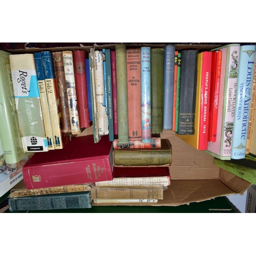 827 - BOOKS, eight boxes containing approximately 210 miscellaneous titles, mainly in hardback format, sub... 