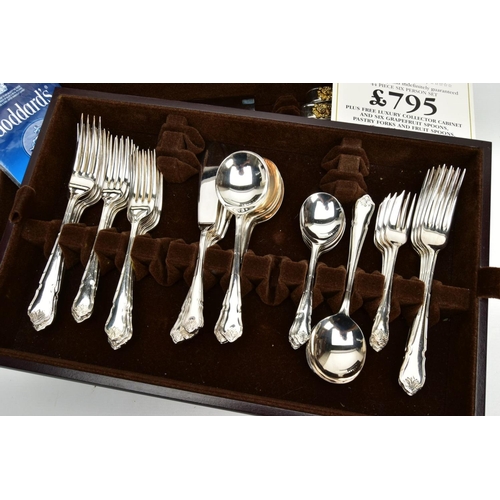 162 - AN ARTHUR PRICE CANTEEN SET, an incomplete 'Ritz' cutlery set, together with napkin rings and a crum... 